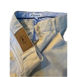 Peter Millar Men's 36 Ultimate Sateen Five-Pocket Pant Khaki Beige Size 36x28